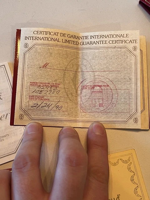 Montre Santos Cartier pour femme des années 1990 1057930 02462 – Image 9