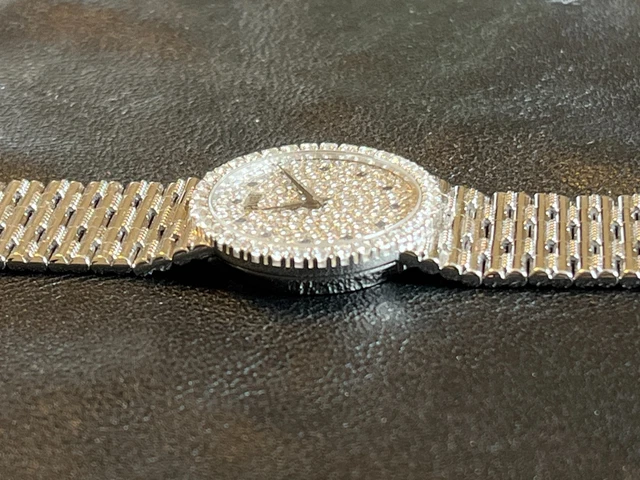 Montre Piaget 9706G2 en or blanc et diamants de 1995 - Ensemble complet - Parfait – Image 11