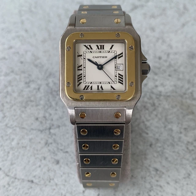 Montre Cartier Santos Carrée bimétallique 1172961, date automatique, 1996 - Ensemble complet – Image 21