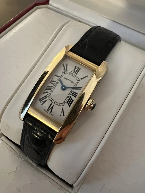 Montre Cartier Tank Américaine, petite, 2000, or jaune massif 18 carats, réf. 1710, boîte et papiers, W2601556 – Image 18