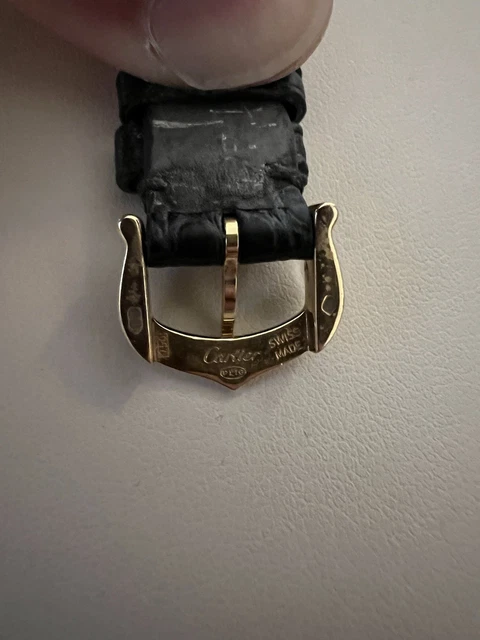 Montre Cartier Tank Américaine, petite, 2000, or jaune massif 18 carats, réf. 1710, boîte et papiers, W2601556 – Image 11