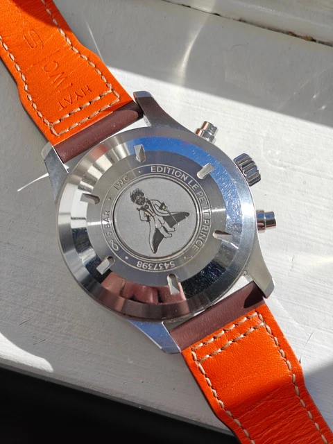 Chronographe IWC Pilot Le Petit Prince IW377714, cadran bleu, boîte et papiers, 2018 – Image 8