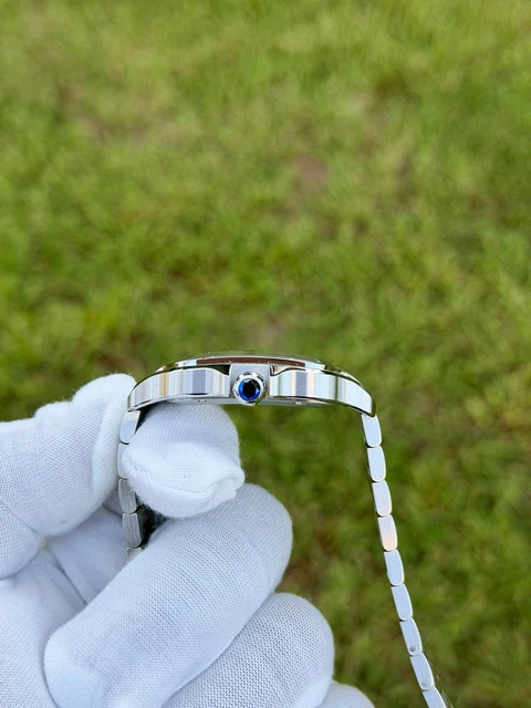 Montre Cartier Santos De Cartier 2022, grand modèle, cadran blanc, bracelet en acier, 39,8 mm (WSSA0018) – Image 9