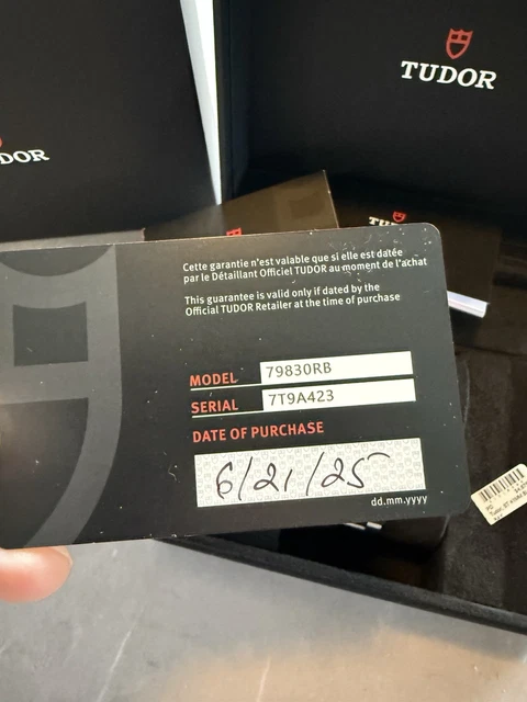 Montre TUDOR Black Bay GMT M79830RB-0010, 41 mm, cadran opalin/blanc, B&P – Image 4