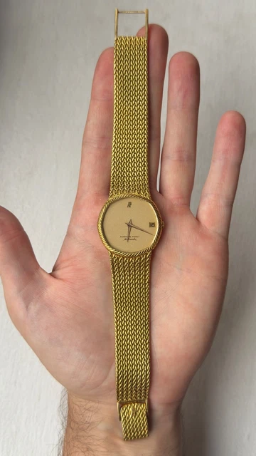 Montre Audemars Piguet vintage en or 18 carats, cadran octogonal 32 mm, automatique, référence B 45344 – Image 5