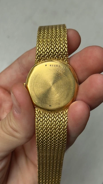 Montre Audemars Piguet vintage en or 18 carats, cadran octogonal 32 mm, automatique, référence B 45344 – Image 4