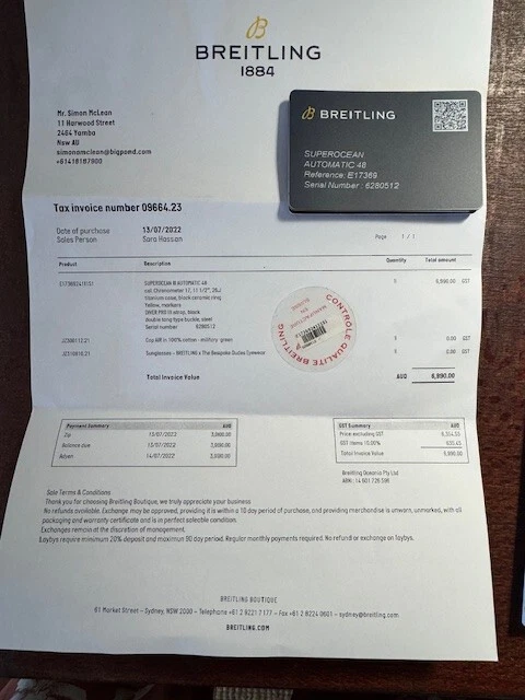 Montre homme Breitling Superocean (Big Daddy) 48 mm – Image 2