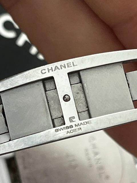 Montre CHANEL J12, lunette sertie de diamants, cadran blanc en céramique blanche, mouvement automatique, 38 mm – Image 7