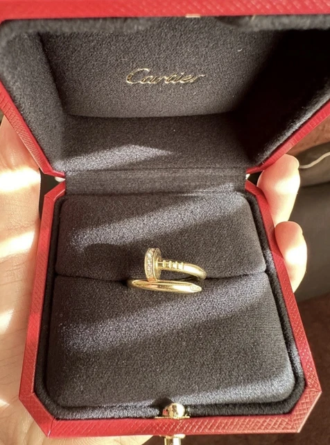 Cartier Juste Un Clou Ring 49mm US 5 18K Yellow Classic Model – Image 8