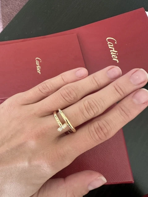 Cartier Juste Un Clou Ring 49mm US 5 18K Yellow Classic Model – Image 7