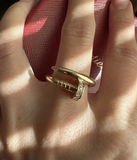 Cartier Juste Un Clou Ring 49mm US 5 18K Yellow Classic Model – Image 6