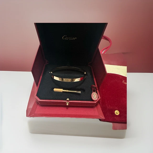 Bracelet Love Cartier - Modèle Classique - Or rose 18 carats - 21 cm - Coffret et certificat 2022 – Image 10