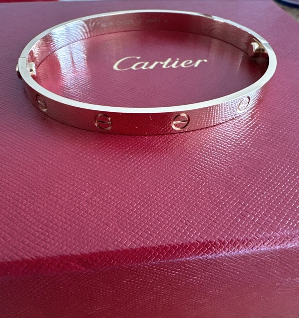 Bracelet Love Cartier - Modèle Classique - Or rose 18 carats - 21 cm - Coffret et certificat 2022 – Image 7