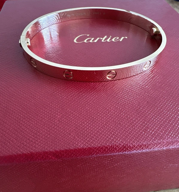 Bracelet Love Cartier - Modèle Classique - Or rose 18 carats - 21 cm - Coffret et certificat 2022 – Image 6