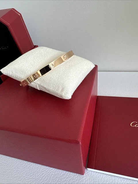 Bracelet Love Cartier - Modèle Classique - Or rose 18 carats - 21 cm - Coffret et certificat 2022 – Image 4
