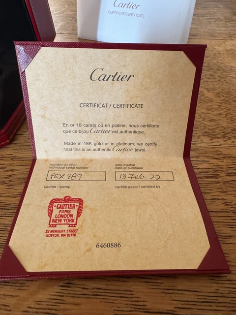 Bracelet jonc vissé Cartier Love en or blanc 18 carats 2022 – Image 6