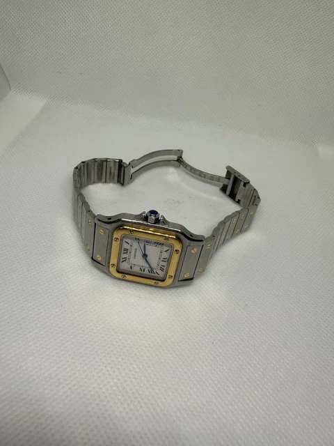 Montres Cartier Santos Date Réf. 81036288 Cadran Blanc Automatique 29 mm 2961 – Image 6