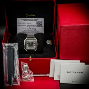 Bracelet Cartier Santos WSSA0037, excellent modèle complet, modèle X-tra Factory, 2022, 39,8 mm, grand modèle