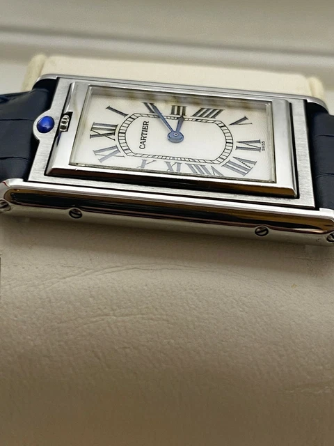 Montre Cartier Tank Basculante réf. 2390 Mécanique (Manuelle) Rectangle. Ensemble complet. – Image 9