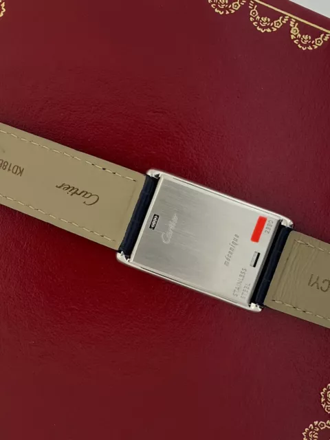 Montre Cartier Tank Basculante réf. 2390 Mécanique (Manuelle) Rectangle. Ensemble complet. – Image 5