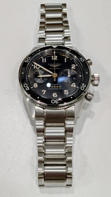 Montre homme LONGINES SPIRIT FLYBACK L3.821.4.53.6 42 mm – Image 8