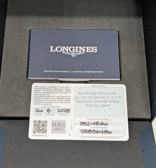 Montre homme LONGINES SPIRIT FLYBACK L3.821.4.53.6 42 mm – Image 2