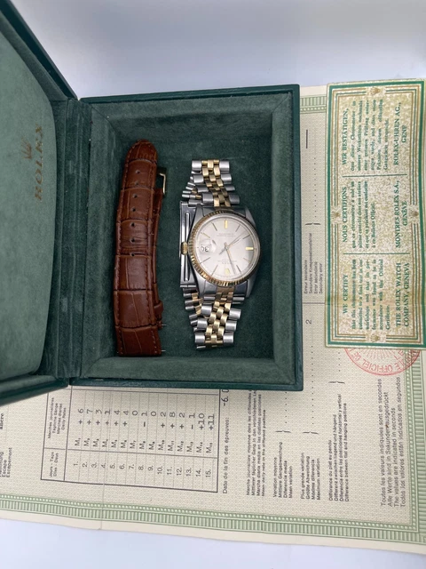 Rolex Oyster Perpetual Datejust 36 1601 pour homme - Bicolore – Image 9