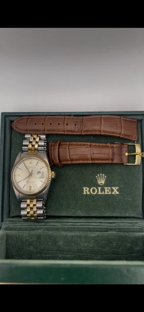 Rolex Oyster Perpetual Datejust 36 1601 pour homme - Bicolore – Image 8