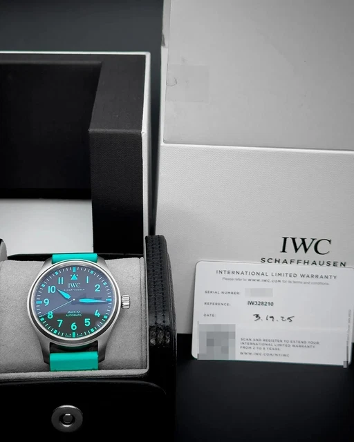NOUVEAU 2025 IWC Schaffhausen Pilot Mark XX Mercedes-AMG Petronas F1 40MM (IW328210) – Image 3