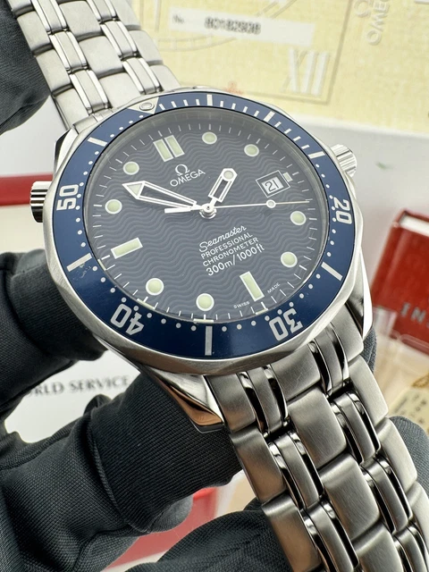 Ω OMEGA Automatique Seamaster Professional 41 mm BlueWave 2531.8000 JamesBond Full – Image 23