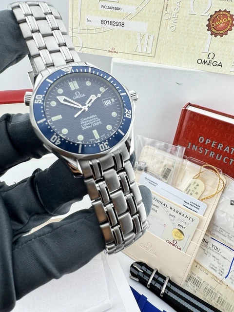 Ω OMEGA Automatique Seamaster Professional 41 mm BlueWave 2531.8000 JamesBond Full – Image 21
