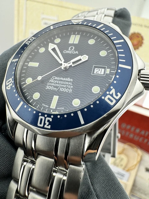 Ω OMEGA Automatique Seamaster Professional 41 mm BlueWave 2531.8000 JamesBond Full – Image 20