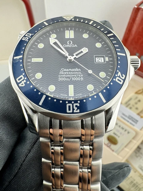 Ω OMEGA Automatique Seamaster Professional 41 mm BlueWave 2531.8000 JamesBond Full – Image 19