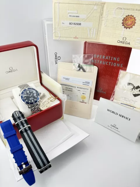 Ω OMEGA Automatique Seamaster Professional 41 mm BlueWave 2531.8000 JamesBond Full – Image 25
