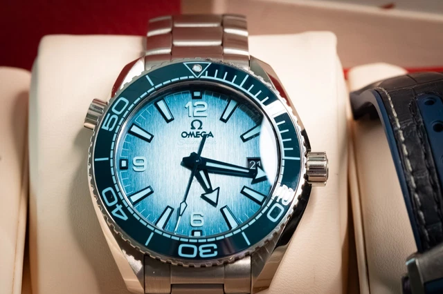 OMEGA Seamaster Planet Ocean 600M 39,5 mm Cadran bleu été - 215.30.40.20.03.002 – Image 12