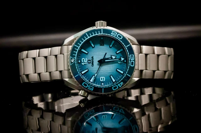 OMEGA Seamaster Planet Ocean 600M 39,5 mm Cadran bleu été - 215.30.40.20.03.002 – Image 5