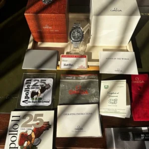 Omega Speedmaster Apollo XI 25th Moonwatch 861, ensemble complet révisé, excellent état ! 35915000