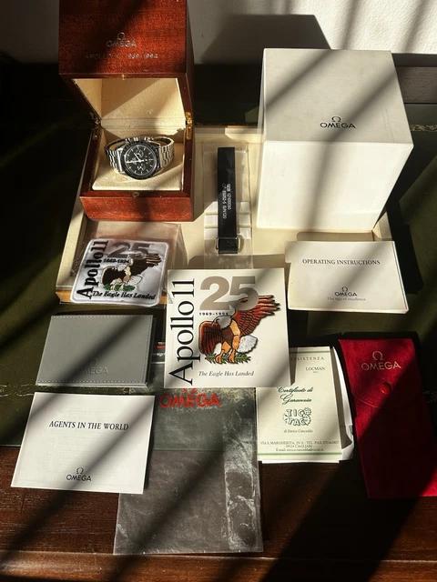 Omega Speedmaster Apollo XI 25th Moonwatch 861, ensemble complet révisé, excellent état ! 35915000 – Image 7