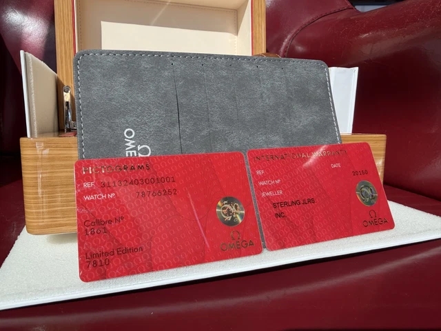 Omega Speedmaster Moonwatch Première montre Omega dans l'espace Édition limitée État neuf Portée deux fois – Image 6