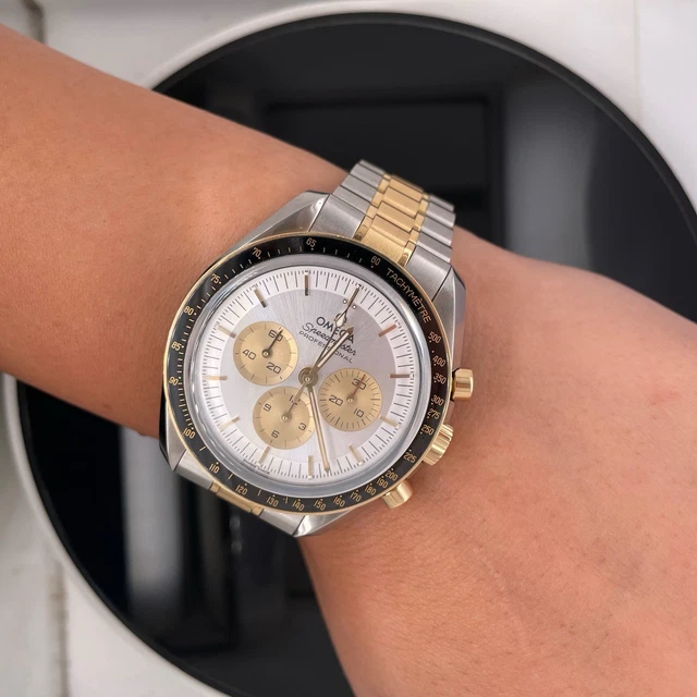 Montre homme Omega Speedmaster Professional bicolore Moonwatch Co-Axial Master – Image 17