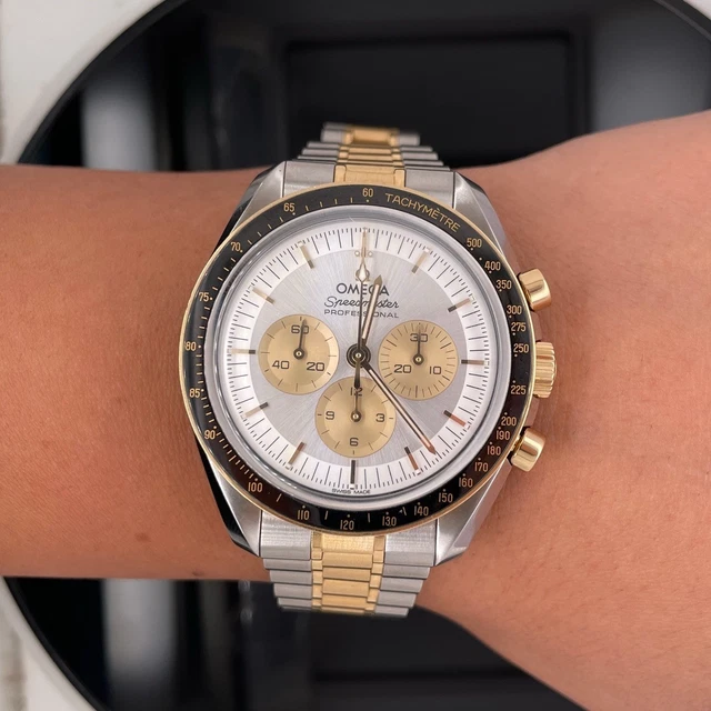 Montre homme Omega Speedmaster Professional bicolore Moonwatch Co-Axial Master – Image 23