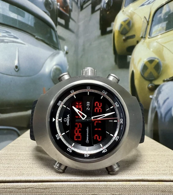 Montre à quartz Omega Speedmaster Spacemaster Z-33 en titane - Coffret complet et papiers – Image 15