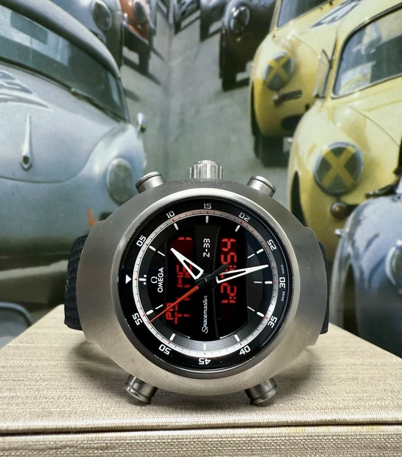 Montre à quartz Omega Speedmaster Spacemaster Z-33 en titane - Coffret complet et papiers – Image 14