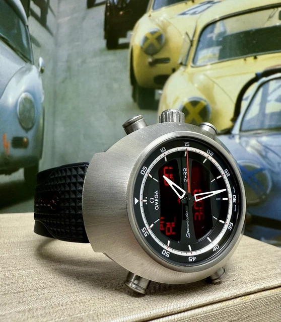 Montre à quartz Omega Speedmaster Spacemaster Z-33 en titane - Coffret complet et papiers – Image 12