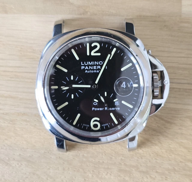 Panerai Luminor 44 Automatique Réserve de Marche Date PAM00090 2010 avec boîte et papiers – Image 3