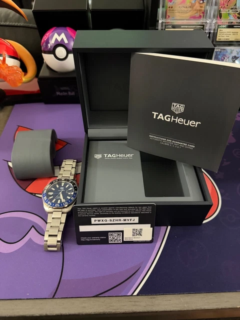 Montre homme TAG Heuer Aquaracer BATMAN GMT Automatique Bleue - WAY201T.BA0927