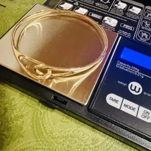 Bracelet jonc Tiffany & Co Double Loop Infinity True Hardware en or jaune 18 carats