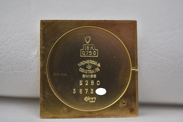 Vacheron Constantin Ref 6294 18K YG Square Calibre 1002, Poinçon de Genève, boîtier, Ex – Image 3