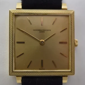 Vacheron Constantin Ref 6294 18K YG Square Calibre 1002, Poinçon de Genève, boîtier, Ex