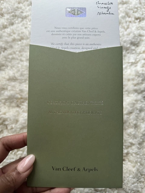 Bracelet Van Cleef & Arpels en nacre vintage Alhambra 5 motifs 19 cm – Image 2